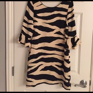 EUC Kate Spade Zebra Print Dress